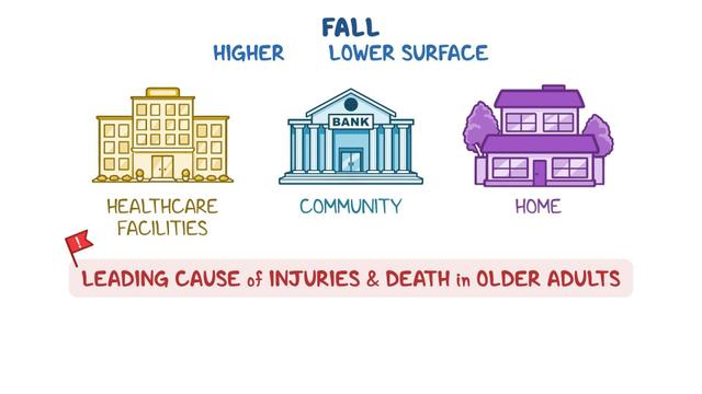 Falls and Fall Risk Prevention: Vídeo & Anatomía | Osmosis