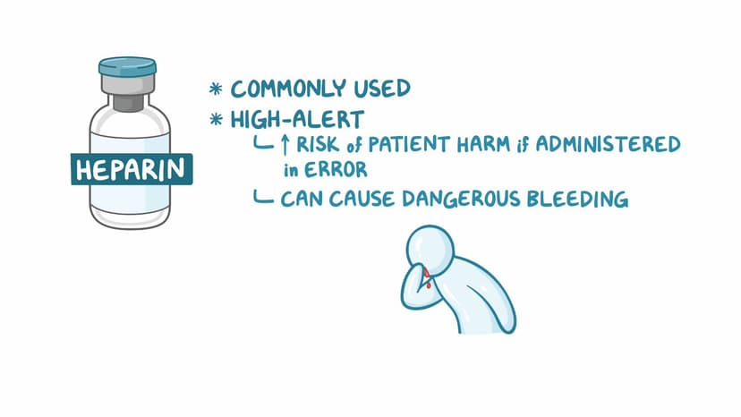 Medication administration - Heparin: Nursing pharmacology - Osmosis ...