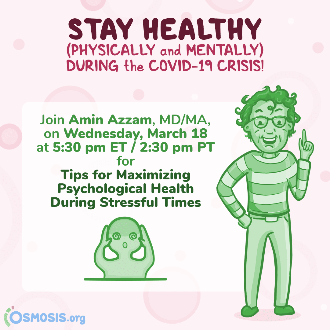 Event thumbnail for the Tips for Maximizing Psychological Health During Stressful Times webinar