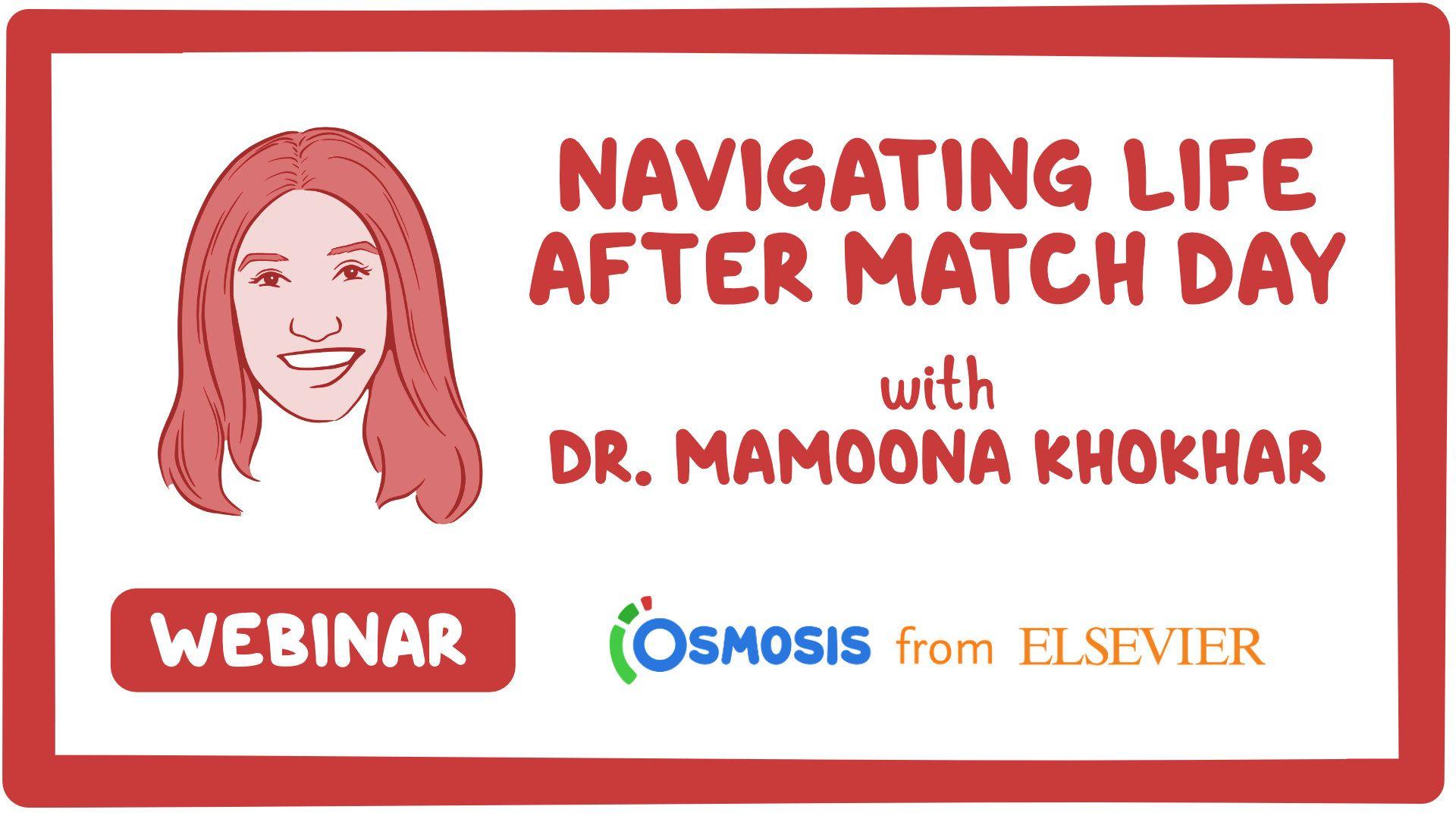 Event thumbnail for the Navigating Life After Match Day webinar