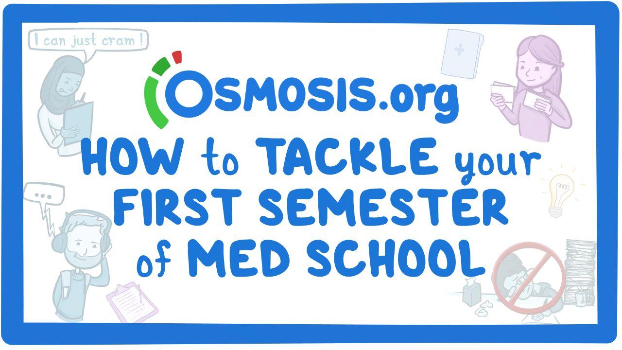Event thumbnail for the How to tackle your first semester of med school webinar