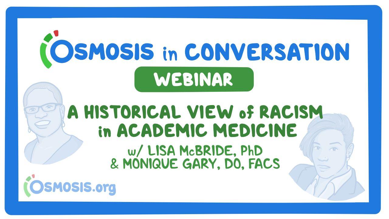 Event thumbnail for the Historical View of Racism in Academic Medicine: How Did We Get Here webinar
