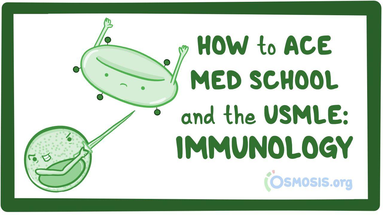 Event thumbnail for the How to Ace Med School and the USMLE: Immunology webinar