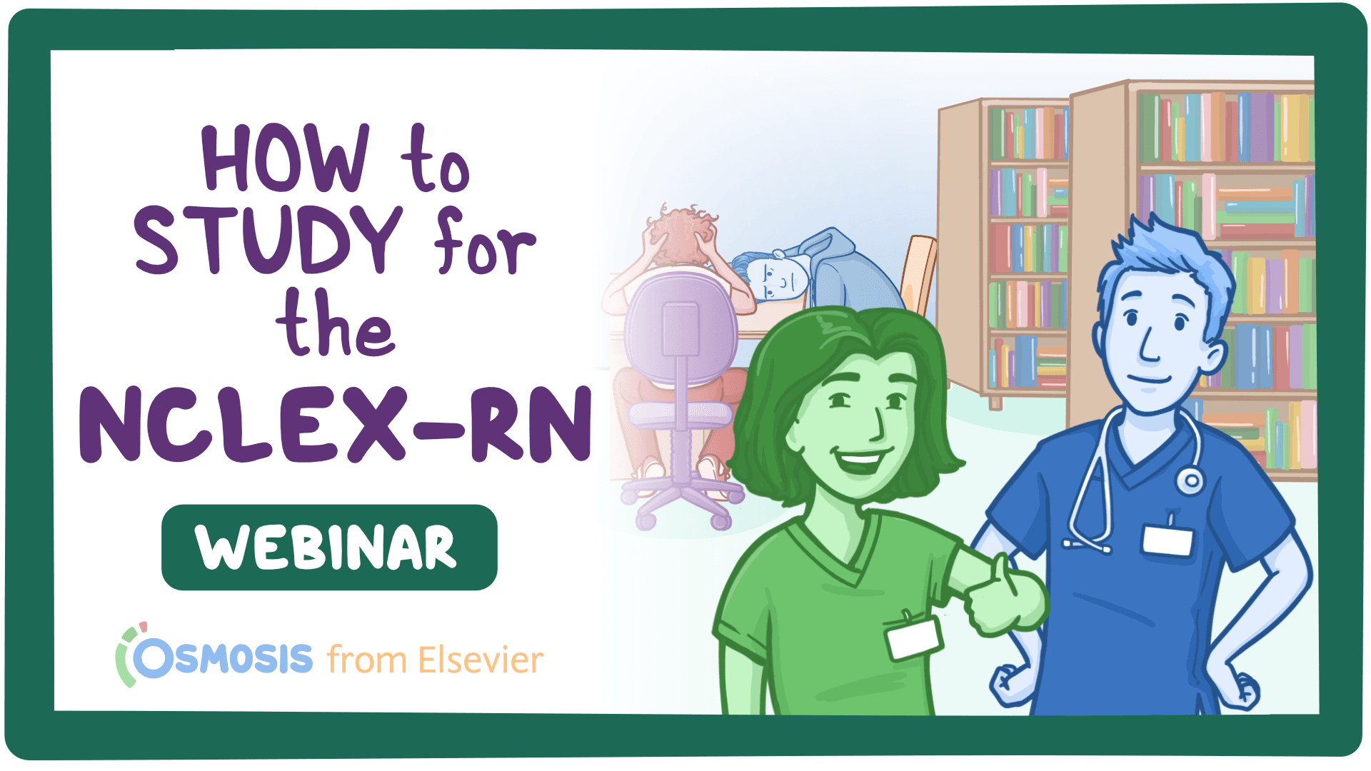 Event thumbnail for the How to Study for the NCLEX-RN webinar
