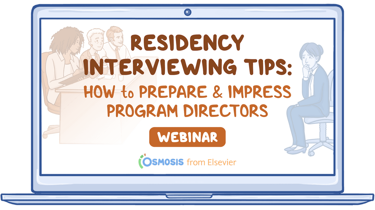Event thumbnail for the Residency Interviewing Tips: How to Prepare and Impress Program Directors webinar