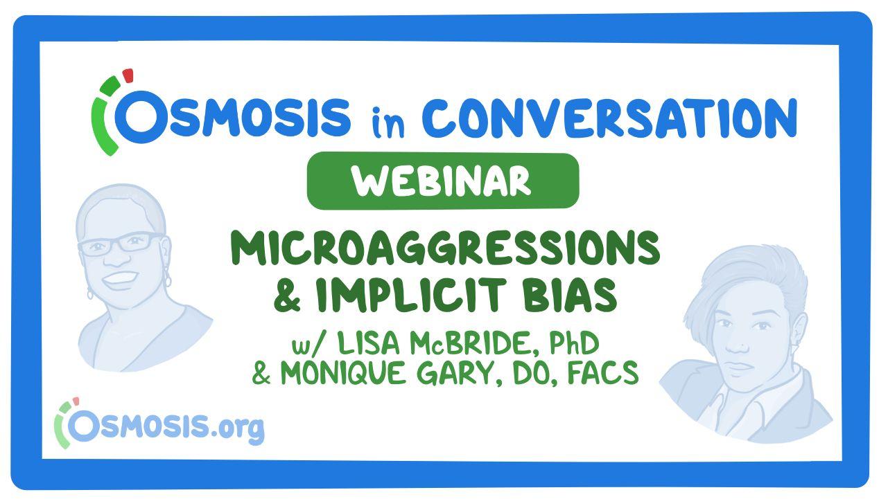 Event thumbnail for the Microaggressions & Implicit Bias in Academic Medicine webinar