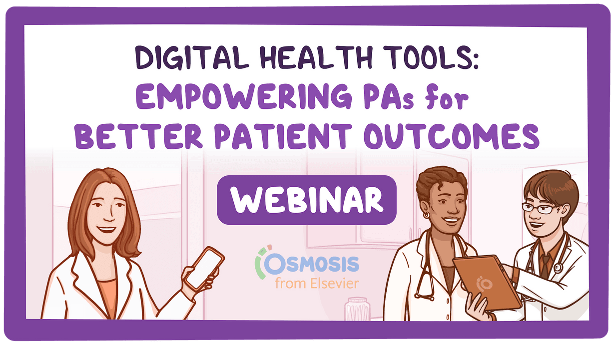 Event thumbnail for the Digital Health Tools: Empowering PAs for Better Patient Outcomes webinar