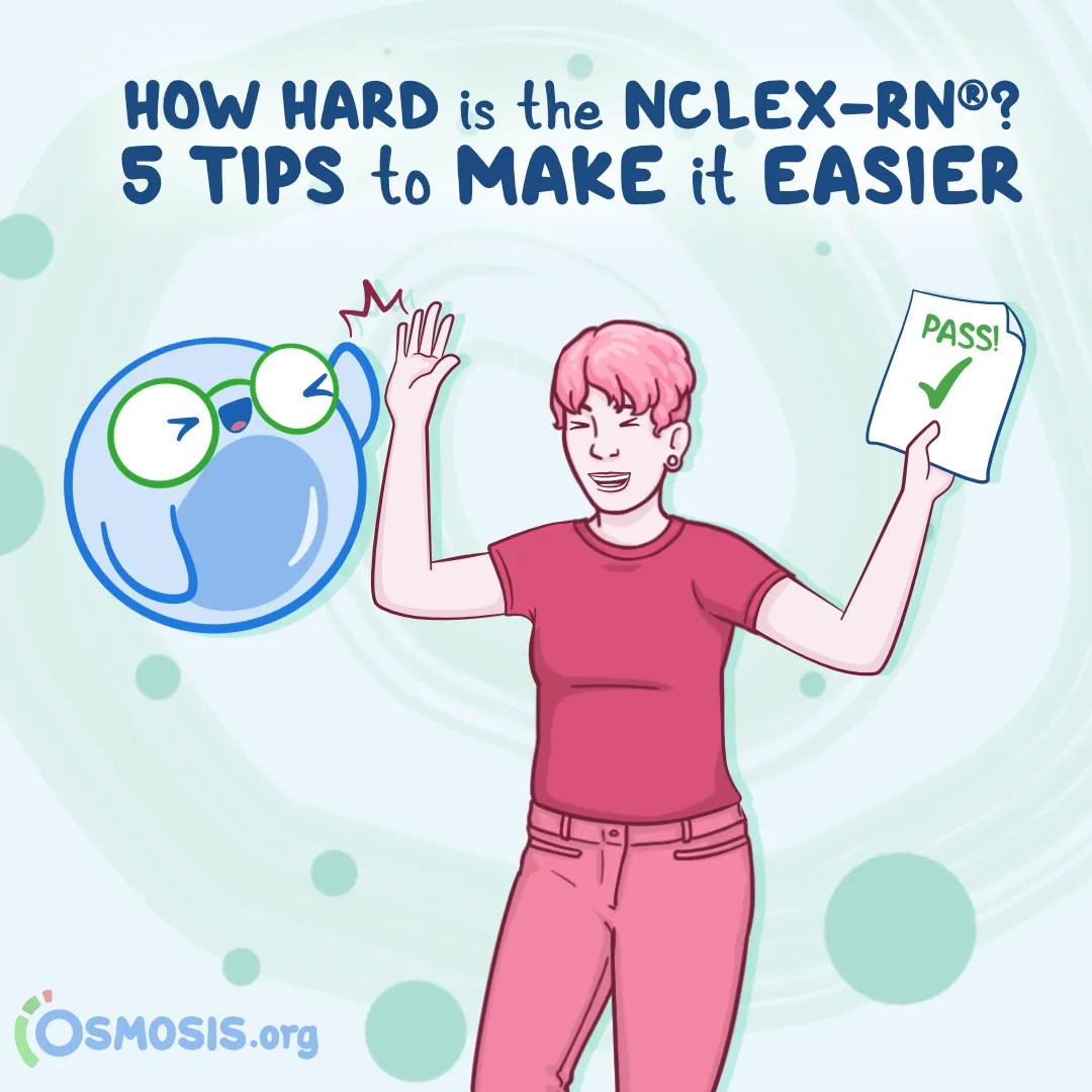 How Hard is the NCLEX®? 5 Tips to Make it Easier!