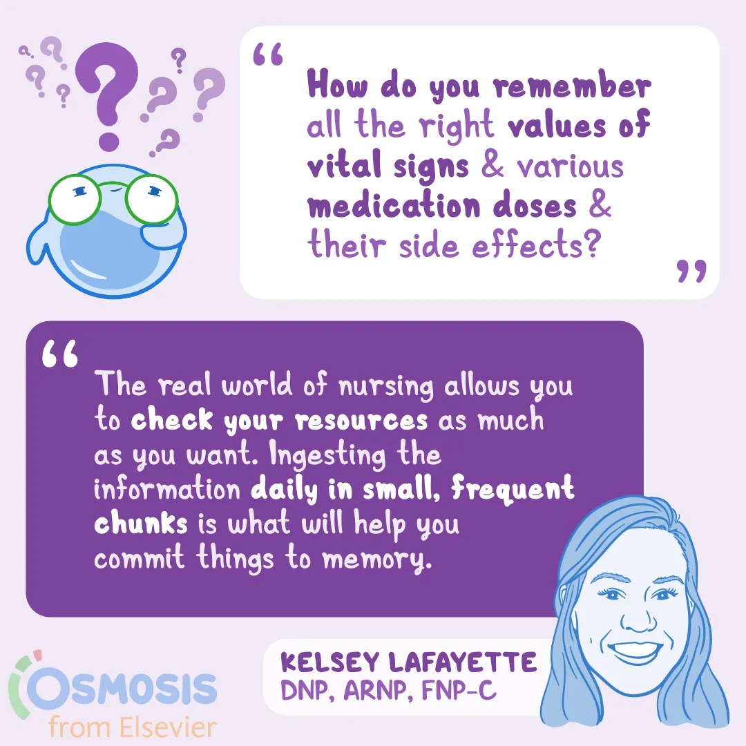 Ask-a-Nurse: Memorizing on the Job