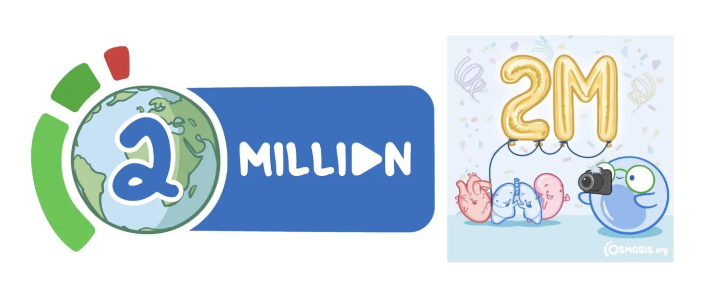 Osmosis.org Surpasses Two Million Subscribers on YouTube, Growing Into One of the Largest Health and Education Channels