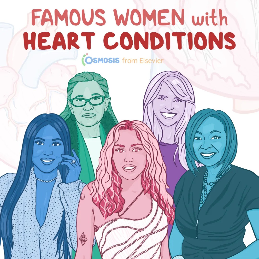 10 Famous Women with Heart Conditions