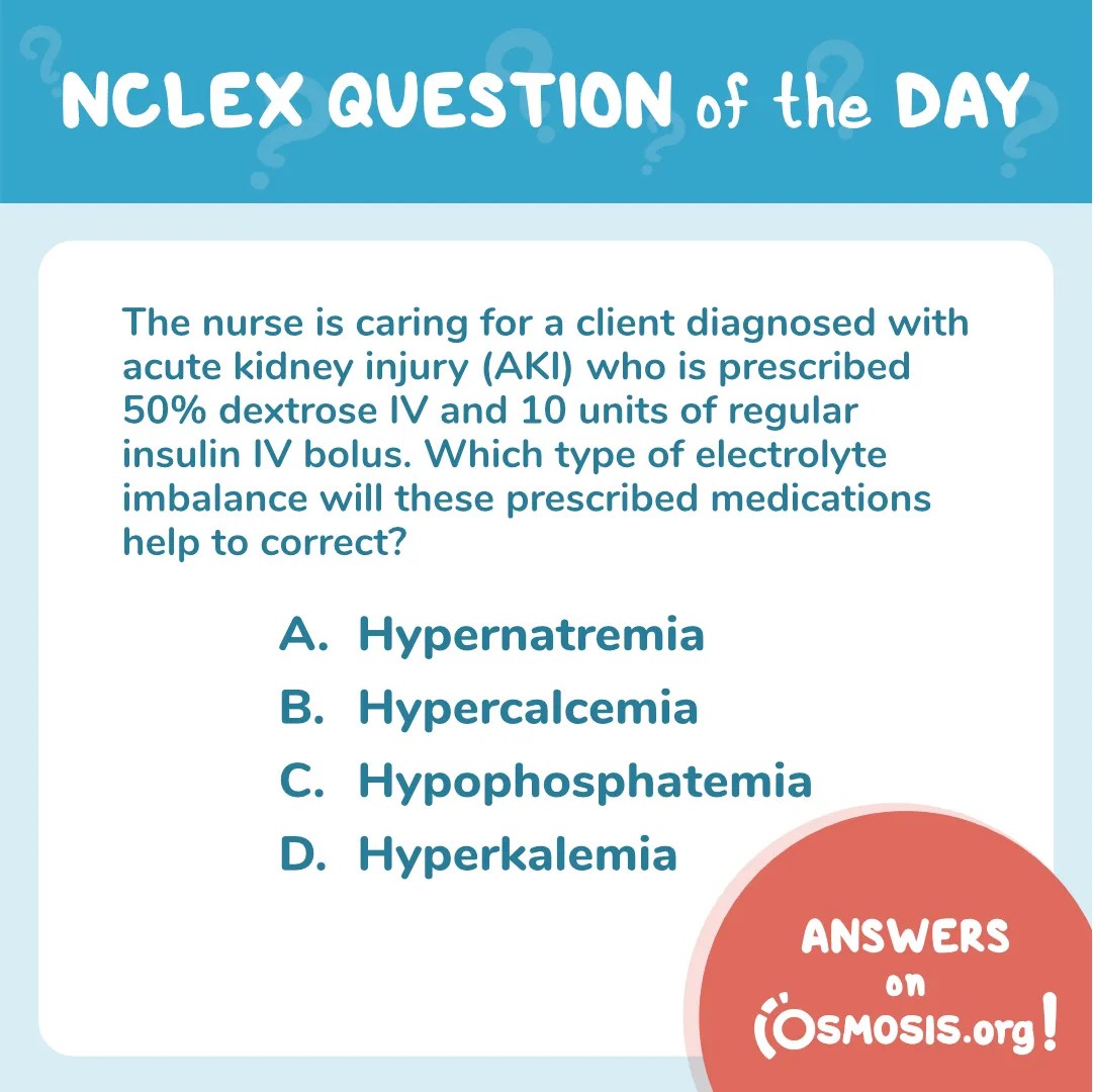 NCLEX-RN® Question of the Day: Acute kidney injury (AKI)