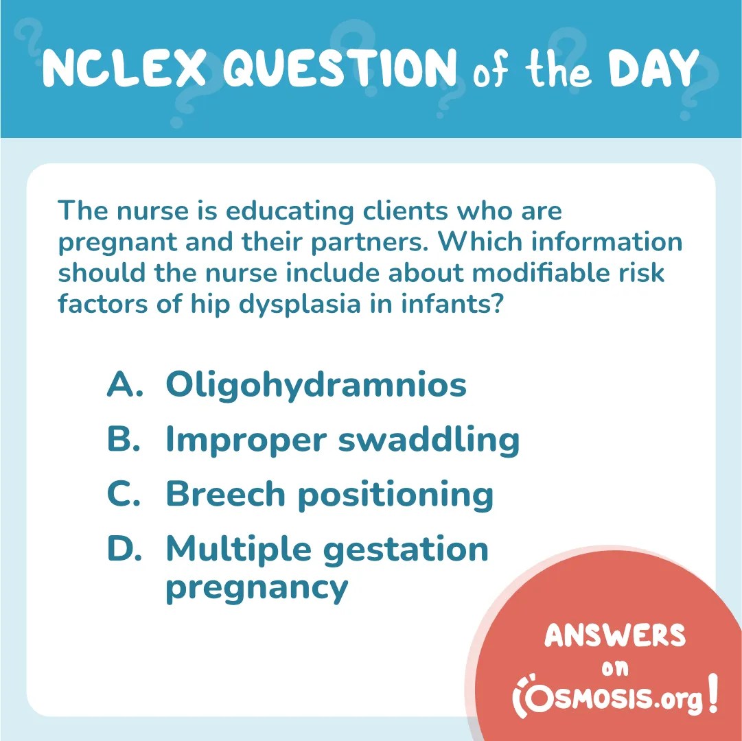 NCLEX-RN® Question of the Day: Infant hip dysplasia