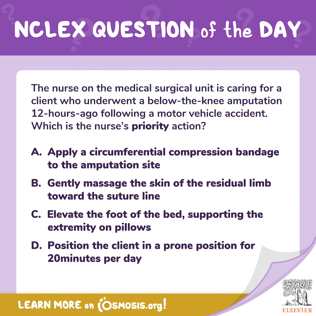 NCLEX-RN® Question of the Day: Amputation