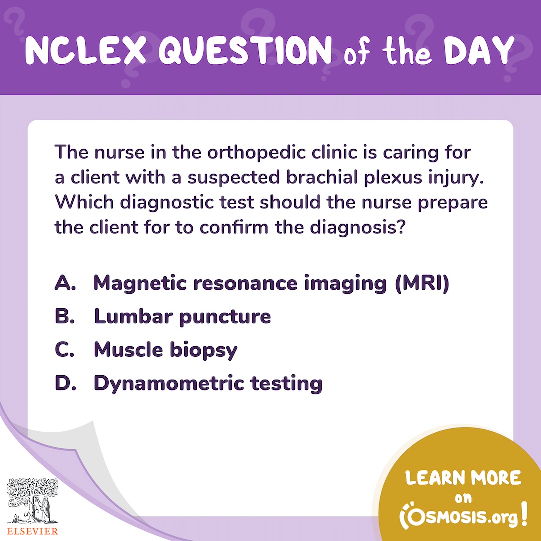 NCLEX-RN® Question of the Day: Brachial plexus injury