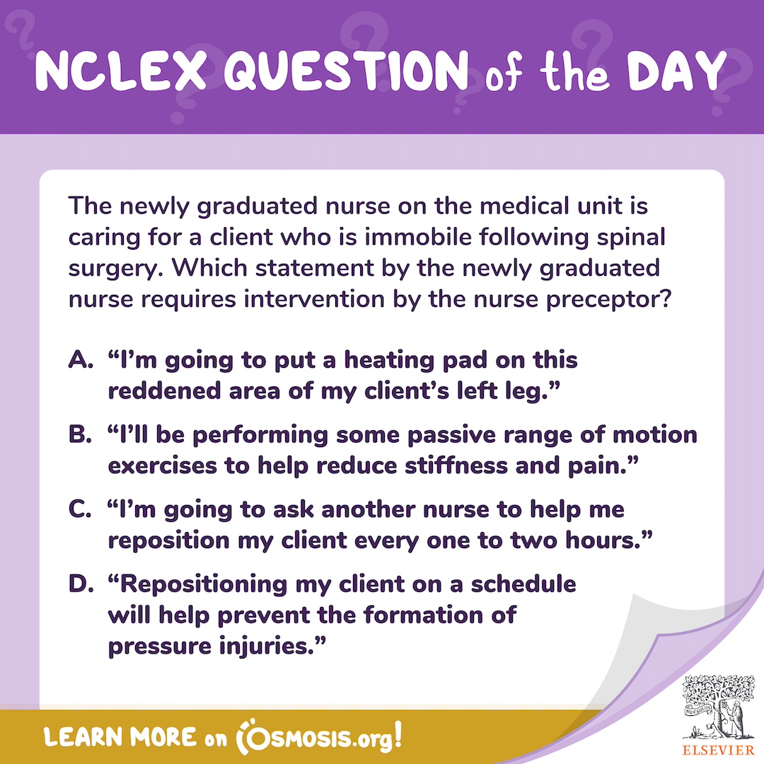 NCLEX-RN® Question of the Day: Spinal surgery