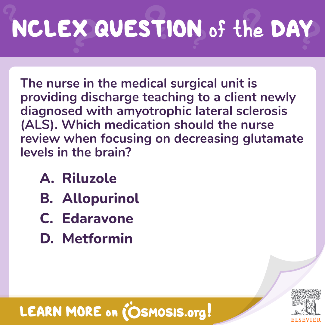 NCLEX-RN® Question of the Day: ALS