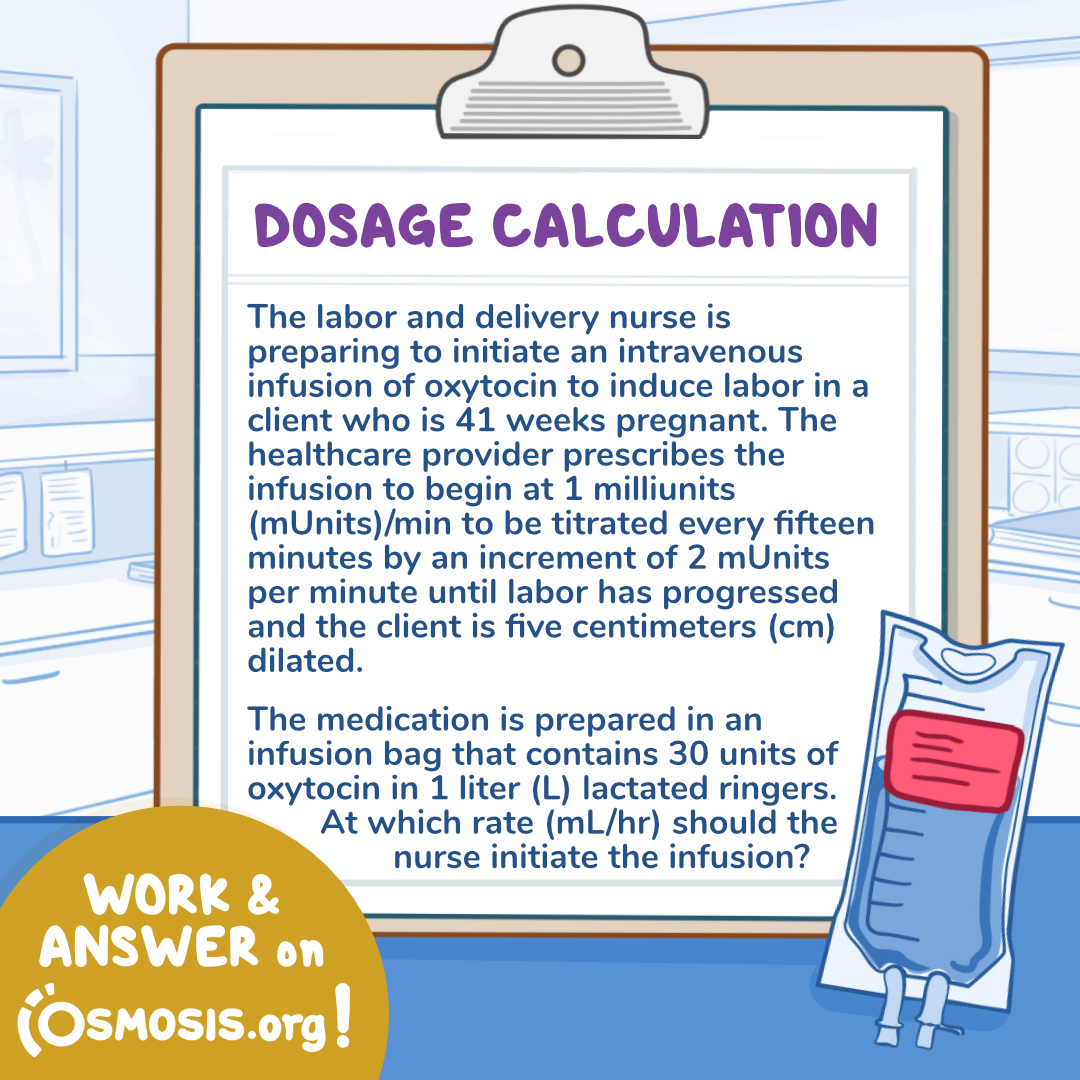 Dosage Calculation: Oxytocin