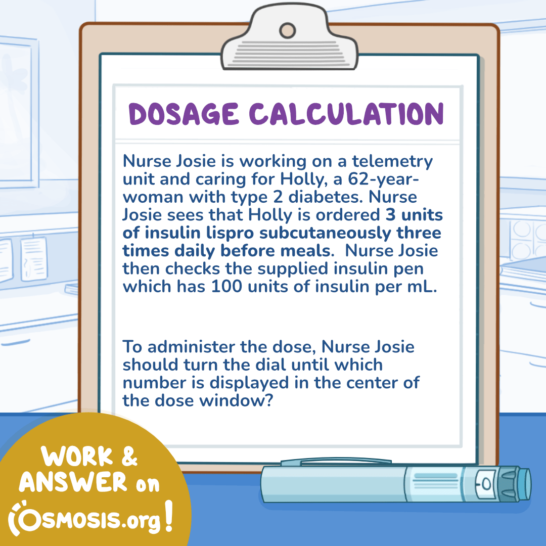 Dosage Calculation: Insulin lispro