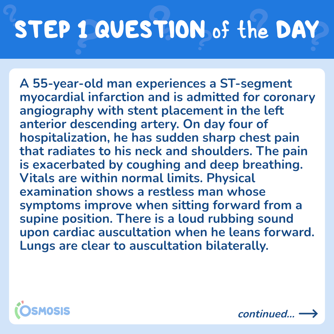 USMLE® Step 1 Question of the Day: Coronary angiography
