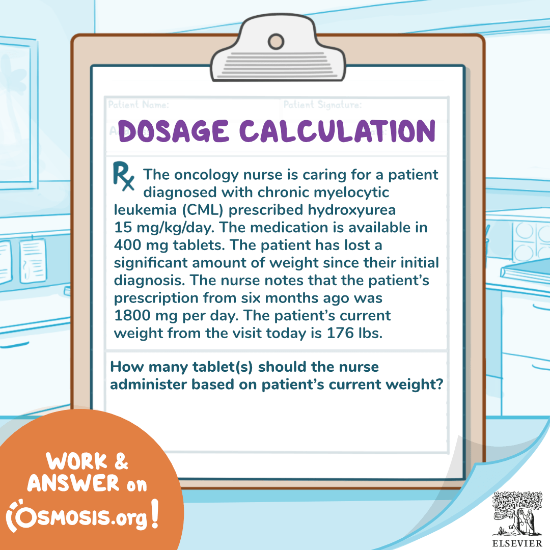 Dosage Calculation: Hydroxyurea