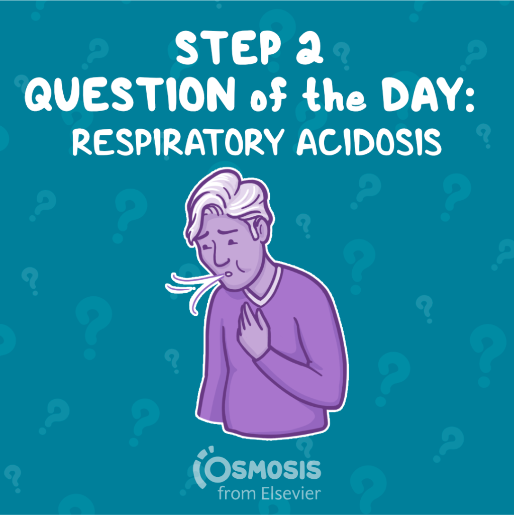 USMLE® Step 2 CK Question of the Day: Respiratory acidosis