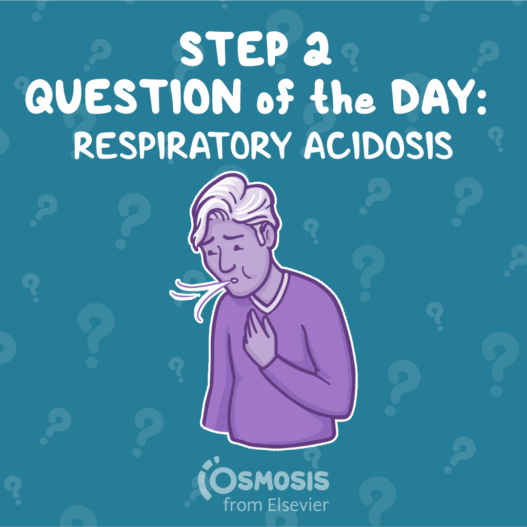 USMLE® Step 2 CK Question of the Day: Respiratory acidosis