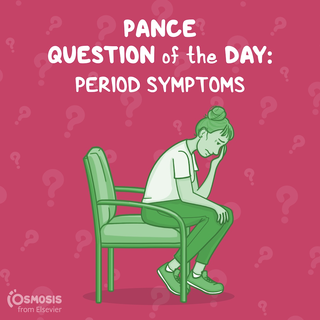 PANCE® Question of the Day: Period symptoms