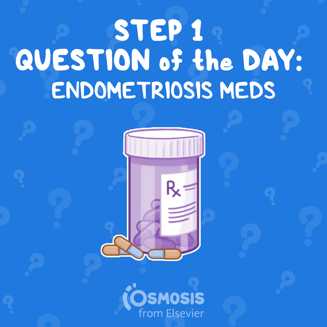 USMLE® Step 1 Question of the Day: Endometriosis medication