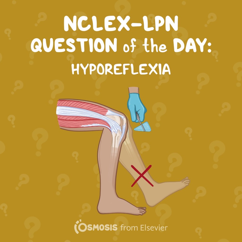NCLEX-LPN® Question of the Day: Hyporeflexia