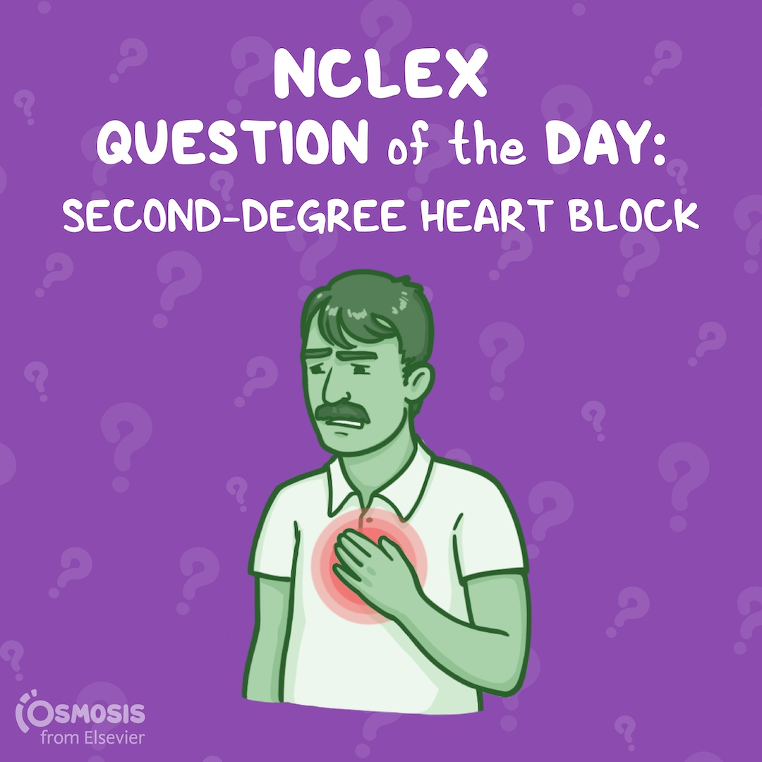NCLEX-RN® Question of the Day: Second-Degree Heart Block