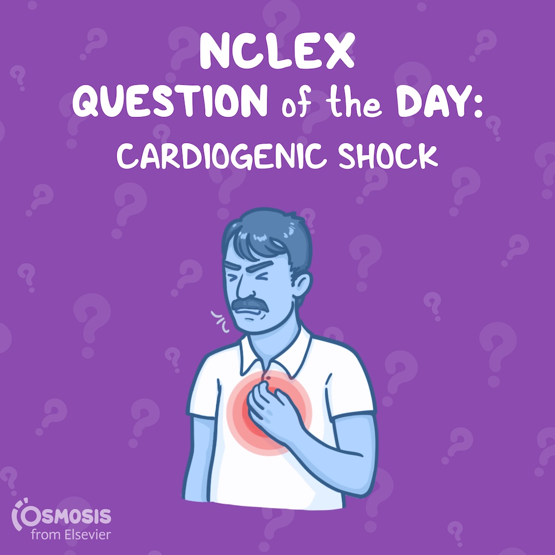 NCLEX-RN® Question of the Day: Cardiogenic shock