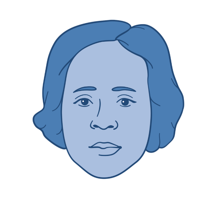 An illustration of  Meta L. Christy, DO, the first African American doctor of osteopathic medicine. 