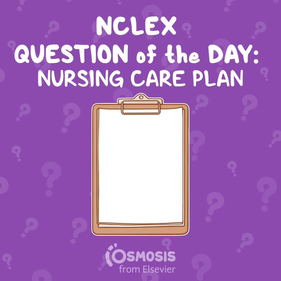 NCLEX-RN® Question of the Day: Nursing care plan