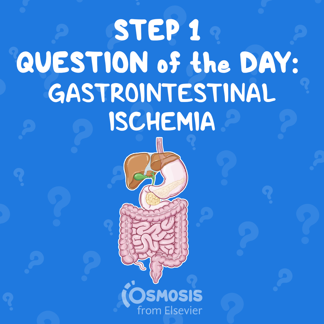 Step 1 Question of the Day: Gastrointestinal Ischemia