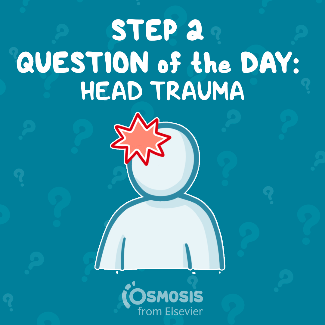 USMLE® Step 2 CK Question of the Day: Head trauma