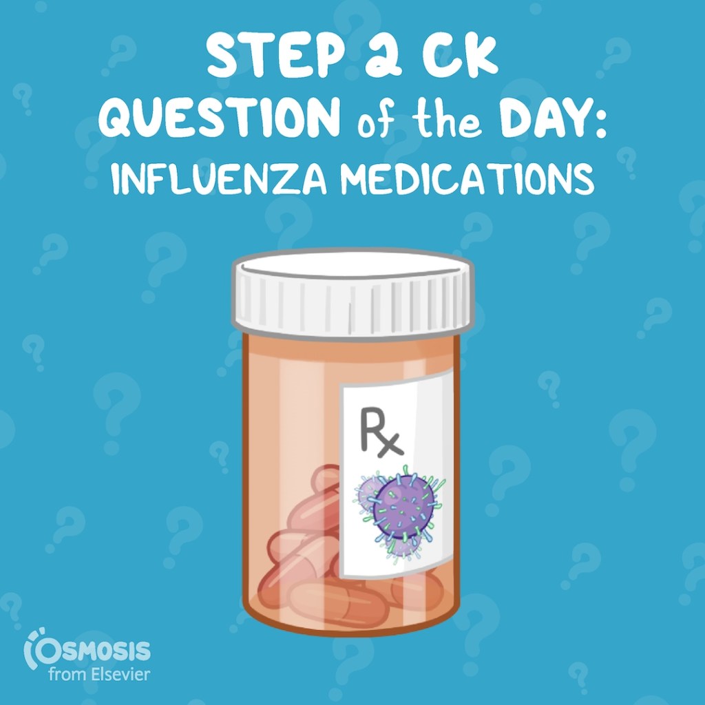USMLE® Step 2 CK Question of the Day: Influenza medications