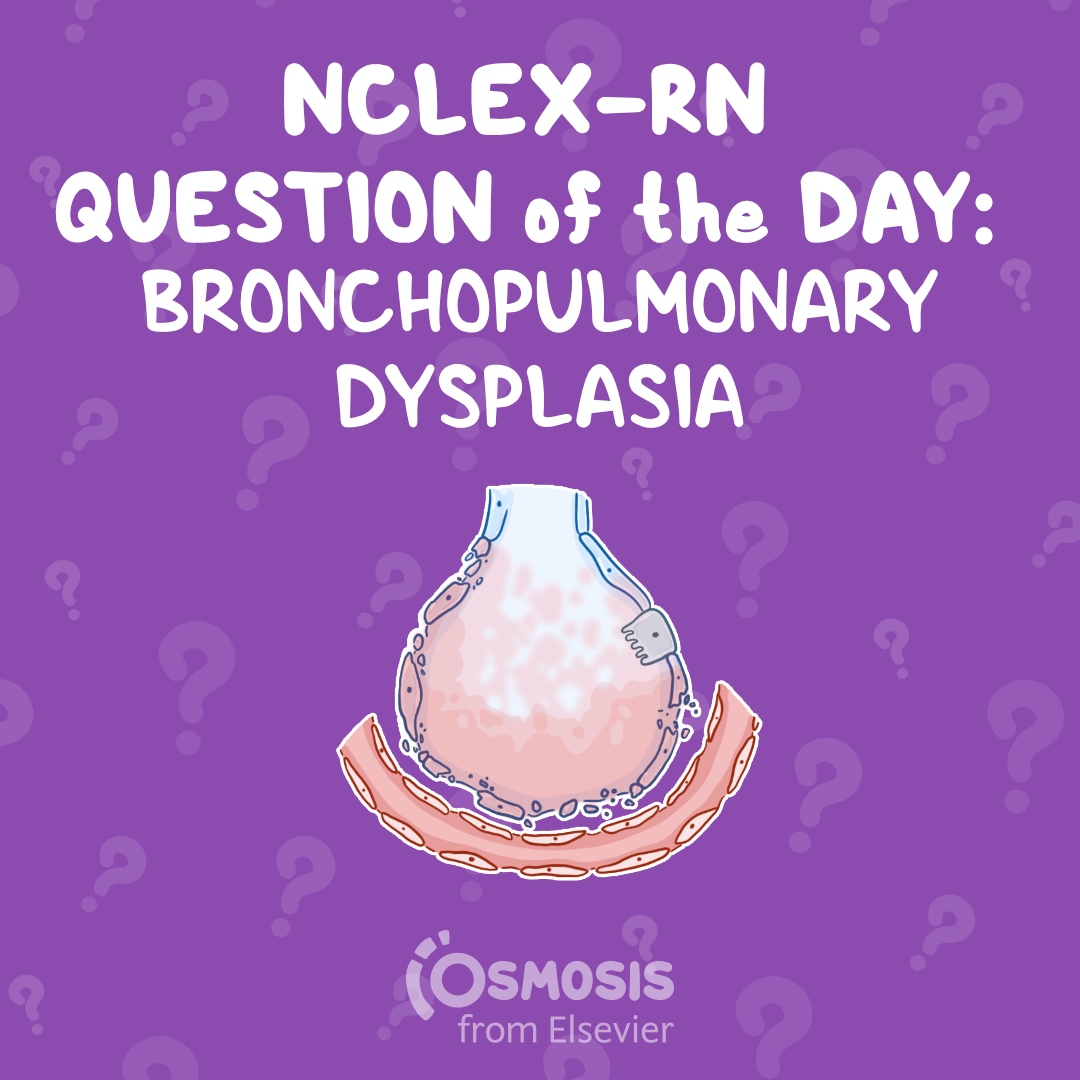NCLEX-RN® Question of the Day: Bronchopulmonary dysplasia