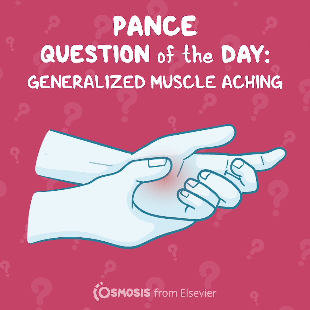 PANCE® Question of the Day: Generalized muscle aching